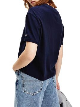 T-Shirt Stella di Tommy Jeans Blazer Blu Donna