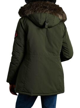 Parka Superdry Everest Verde per Donna