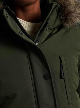 Parka Superdry Everest Verde per Donna