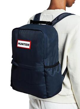 Zaino Hunter Nylon Blu Navy per Donna y Uomo