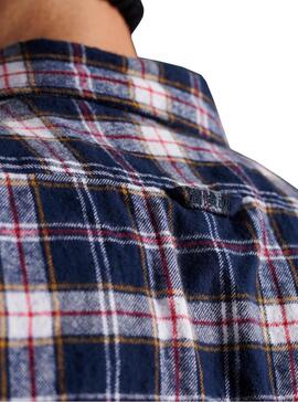 Camicia Superdry Heritage Lumberjack Blu Uomo