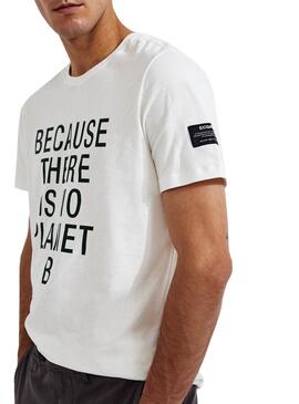 T-Shirt Ecoalf Natl Classic Bianco Uomo