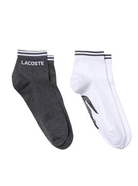 Calzini Lacoste Sport Grigio e Bianco per Uomo