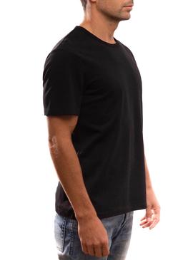 T-Shirt Klout Organic Premium Nero per Uomo