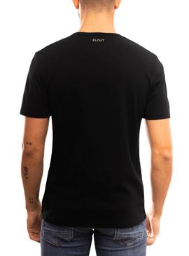 T-Shirt Klout Organic Premium Nero per Uomo