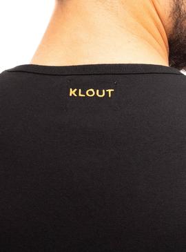 T-Shirt Klout Organic Premium Nero per Uomo