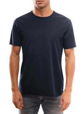 T-Shirt Klout Organic Premium Blu Navy per Uomo