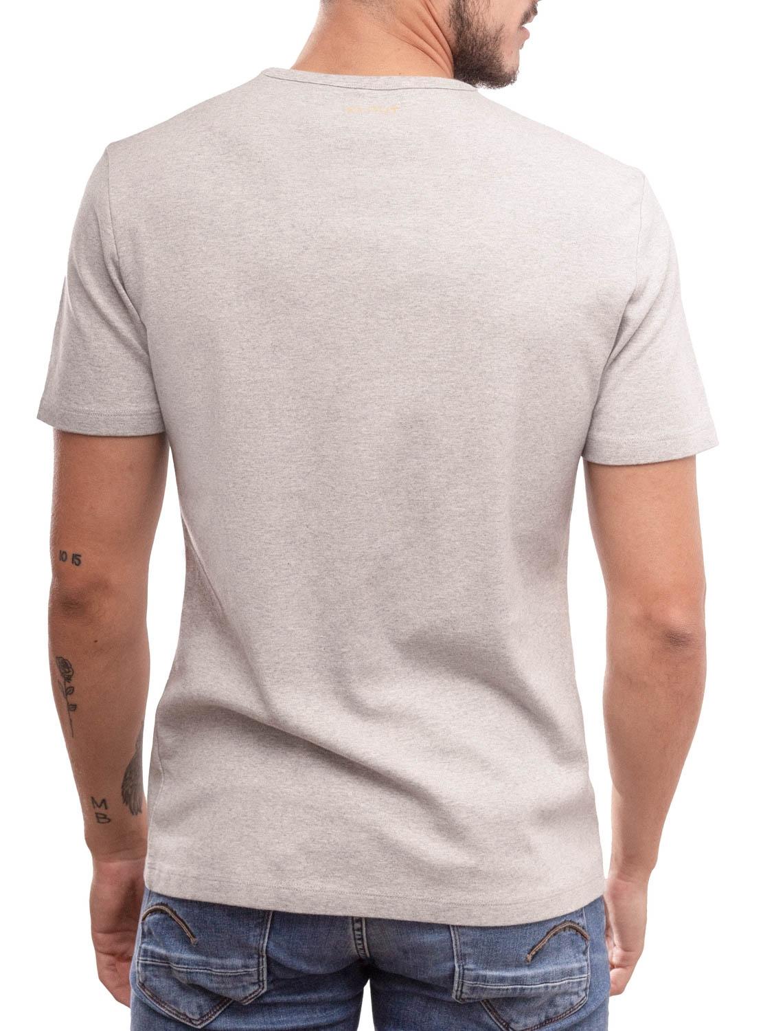 T-Shirt Klout Organic Premium Grigio per Uomo