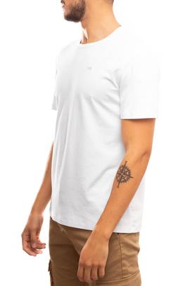 T-Shirt Klout Organic Premium Bianco per Uomo