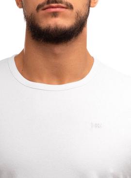 T-Shirt Klout Organic Premium Bianco per Uomo