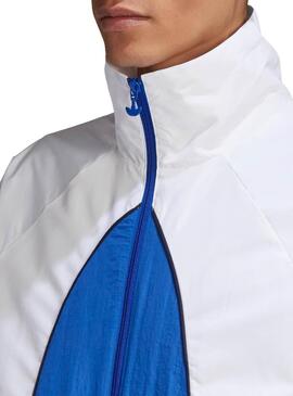 Giubbotto Adidas Big Trefoil Bianco y Blu Uomo