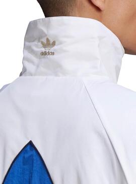 Giubbotto Adidas Big Trefoil Bianco y Blu Uomo