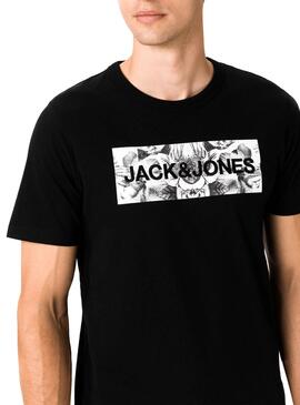 T-Shirt Jack & Jones Corinne Nero per Uomo