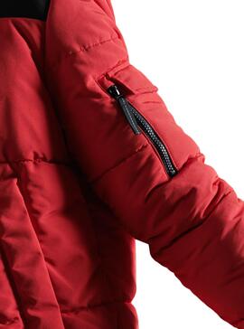 Giubbotto Superdry Everest Quilted  Rosso per Uomo