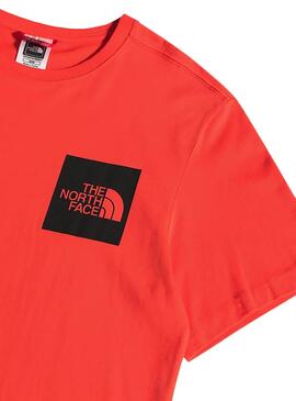 T-Shirt The North  Face Fine Rosso per Uomo
