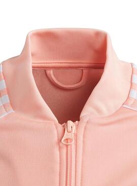 Giacca Adidas Tracktop Rosa per Bambina