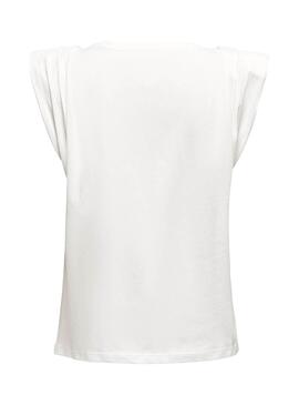 T-Shirt Only Jen Bianco per Donna