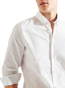 Camicia Hackett HKT Oxford Bianco per Uomo