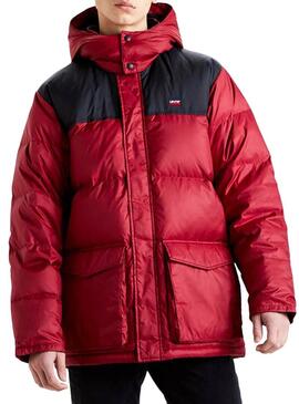 Parka Levis Fillmore Mid Rosso per Uomo
