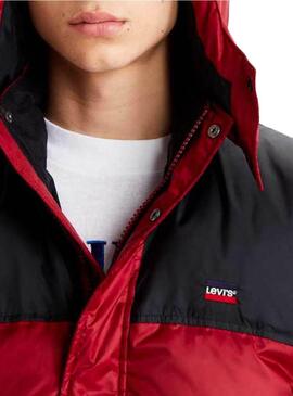 Parka Levis Fillmore Mid Rosso per Uomo