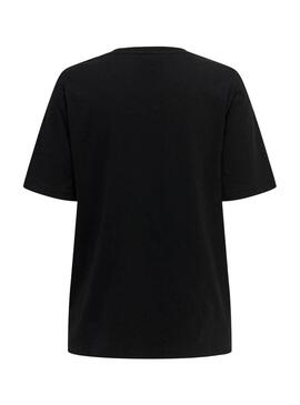 T-Shirt Only Sarah Nero per Donna