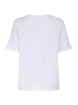 T-Shirt Only Lizzy Bianco per Donna