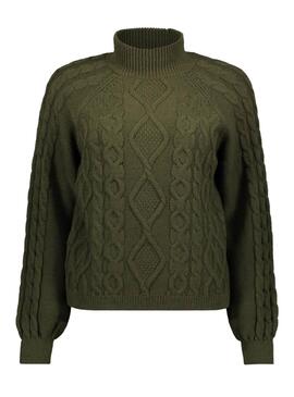 Pullover Only New Verde per Donna
