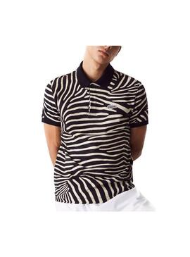 Polo Lacoste x National Geographic Zebra Uomo