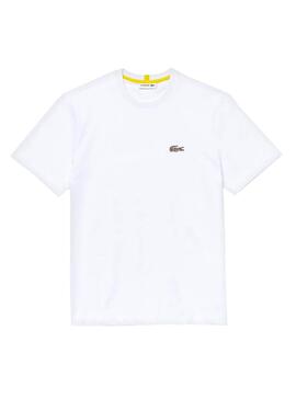 T-Shirt Lacoste National Geographic Bianco Uomo