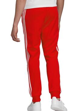 Pantaloni Adidas Primeblue Rosso per Uomo