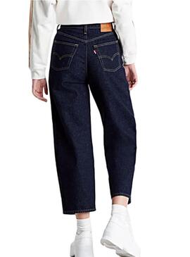 Jeans Levis Balloon scuro per Donna