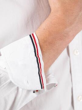 Camicia El Ganso Pin Point Bianco per Uomo