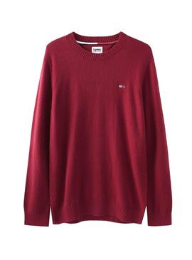Pullover Tommy Hilfiger Light Bend Rosso Uomo