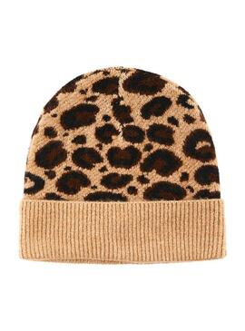 Cappello Pieces Seduna Camel per Donna