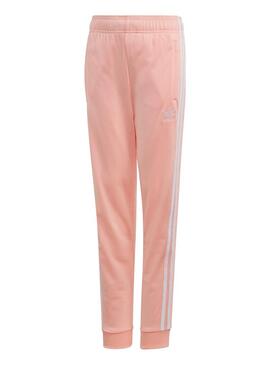 Pantaloni Adidas Track Rosa per Bambina