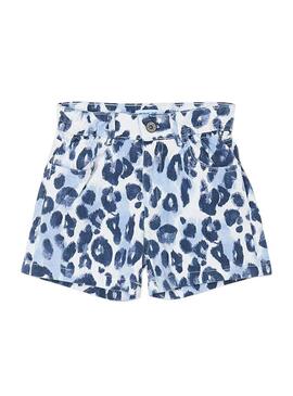 Short Mayoral High Impronta Blu per Bambina