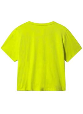 T-Shirt The North  Face Cropped Fine Verde Donna