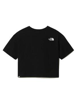 T-Shirt The North  Face Cropped Nero per Donna