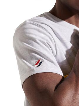 T-Shirt Superdry Sportstyle Bianco per Uomo