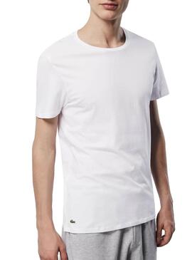T-Shirts Lacoste 3 Pack Bianco per Uomo