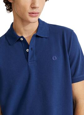 Polo Ecoalf Watford Act Now Blu Navy Uomo