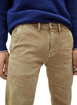 Pantaloni Pepe Jeans James Camel per Uomo