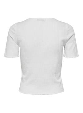 Top Only Emma Bianco per Donna