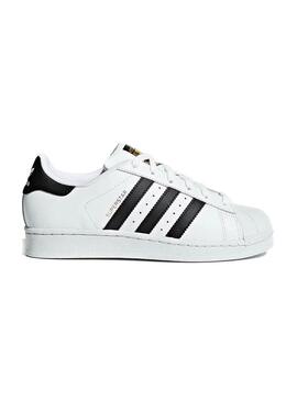 Sneaker Adidas Superstar Bianco per Bambino e Bambina