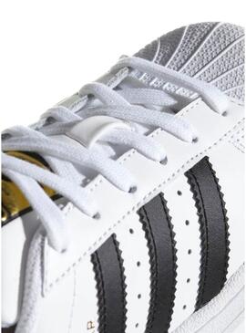 Sneaker Adidas Superstar Bianco per Bambino e Bambina