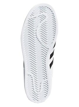 Sneaker Adidas Superstar Bianco per Bambino e Bambina