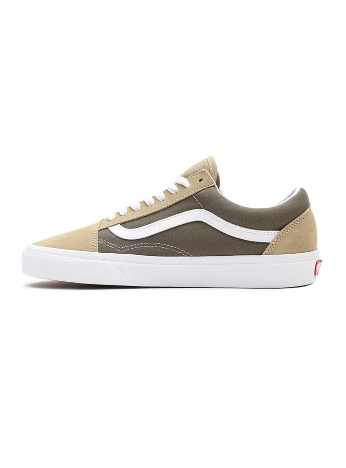Sneaker Vans Old Skool Beige per Uomo