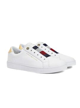 Sneaker Tommy Hilfiger Elastic Slip Bianco