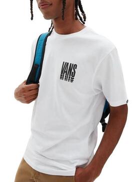 T-Shirt Vans Reflect Ss Bianco per Uomo
