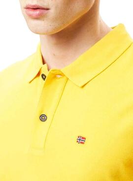 Polo Napapijri Elios Giallo Uomo